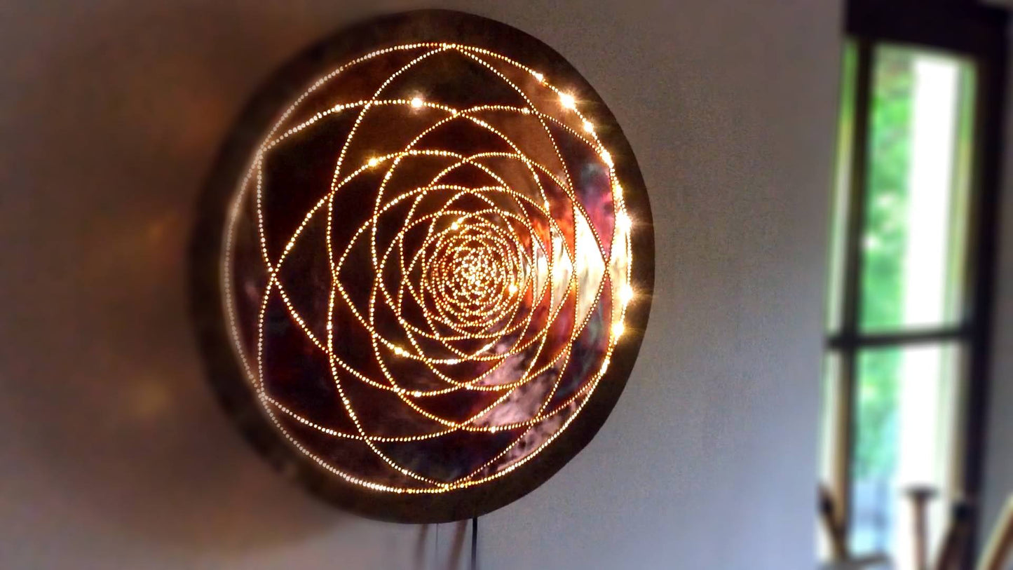 Golden Ratio   Copper Lightmandala