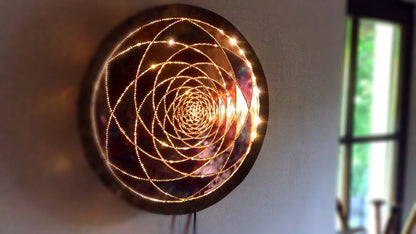 Golden Ratio   Copper Lightmandala