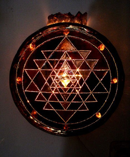 Sri Yantra Copper Lightmandala