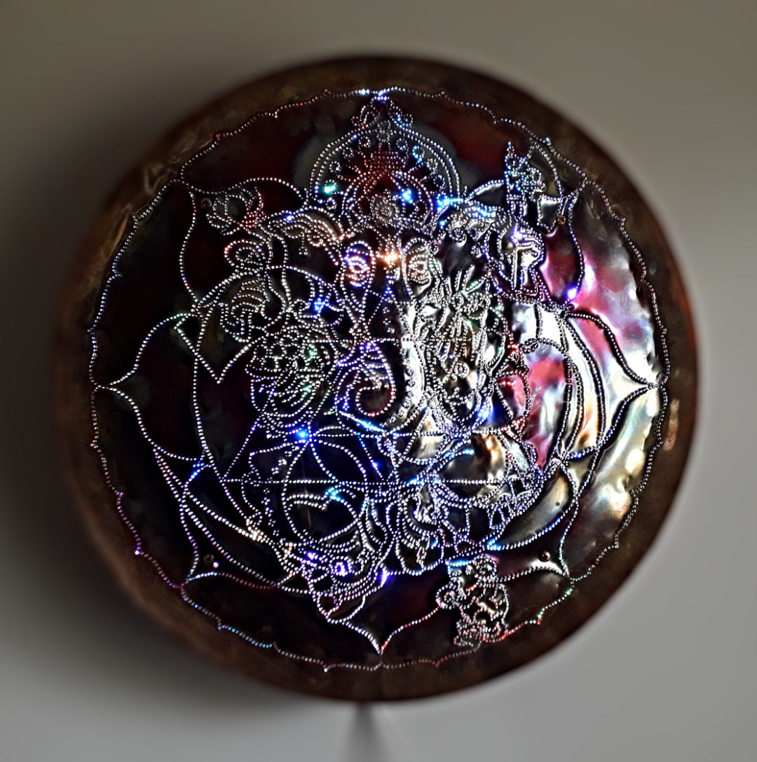 Ganesha Yantra  Copper Lightmandala