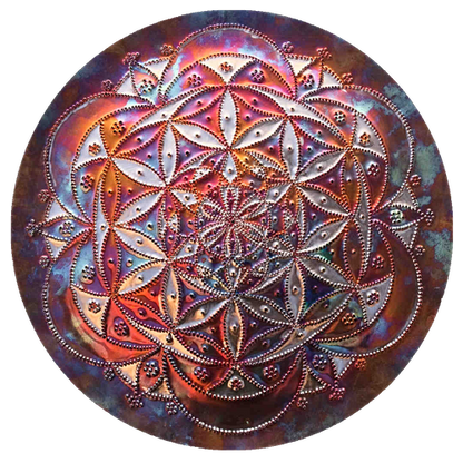 Freestyle Flower of Life Copper Lightmandala