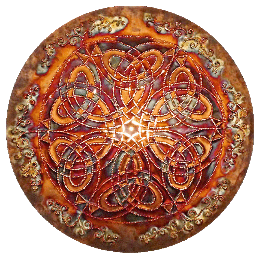 Celtic Knot  Copper Lightmandala
