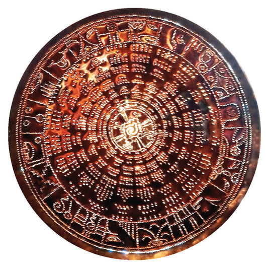 Tzolkin Radial Copper Lightmandala