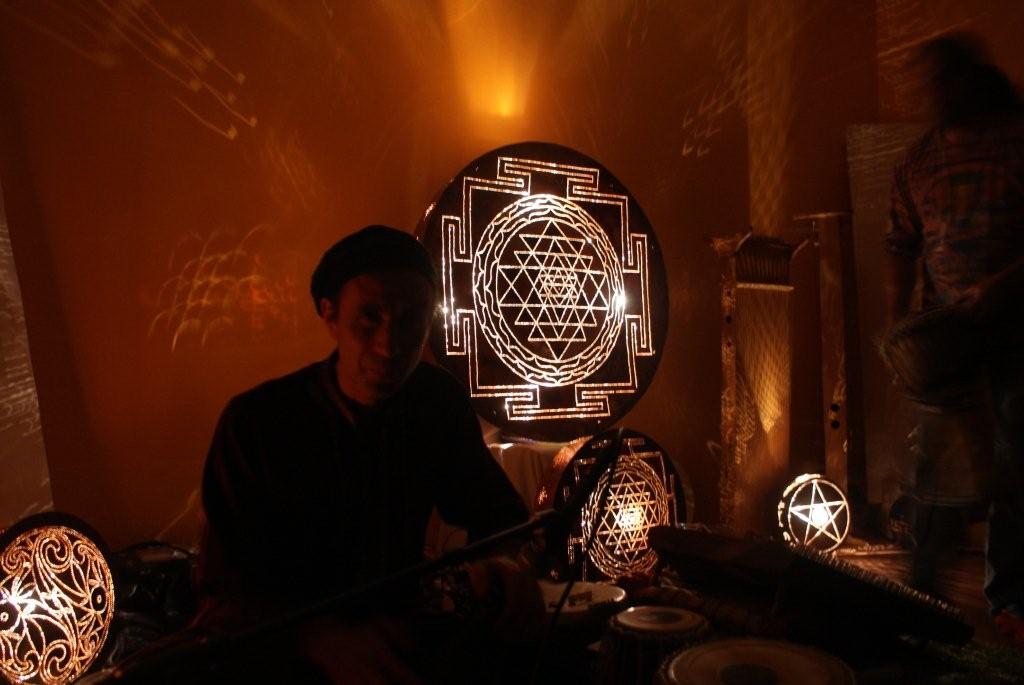 Sri Yantra Copper Lightmandala