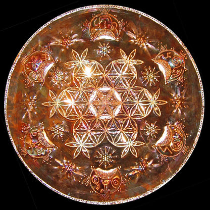 Freestyle Flower of Life Copper Lightmandala