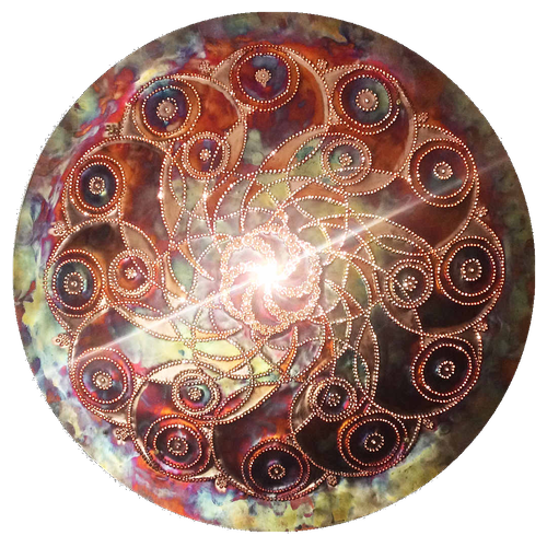 Rabittrun Copper Lightmandala
