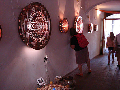 Sri Yantra Copper Lightmandala