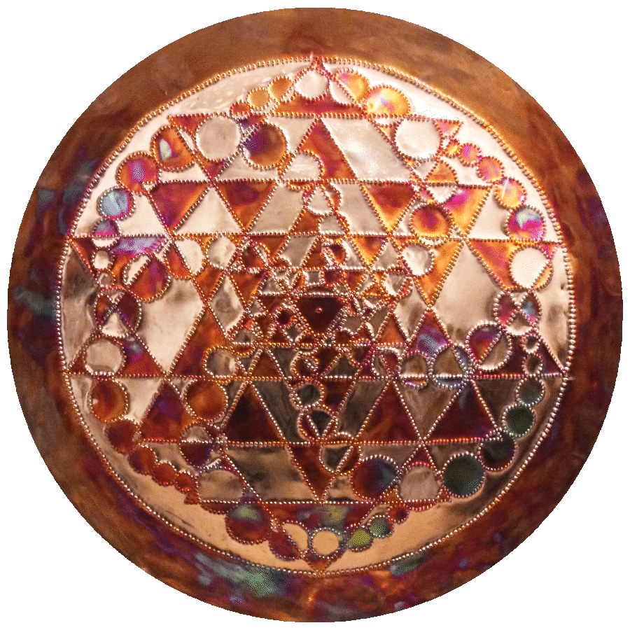 Sri Bindi Copper Lightmandala