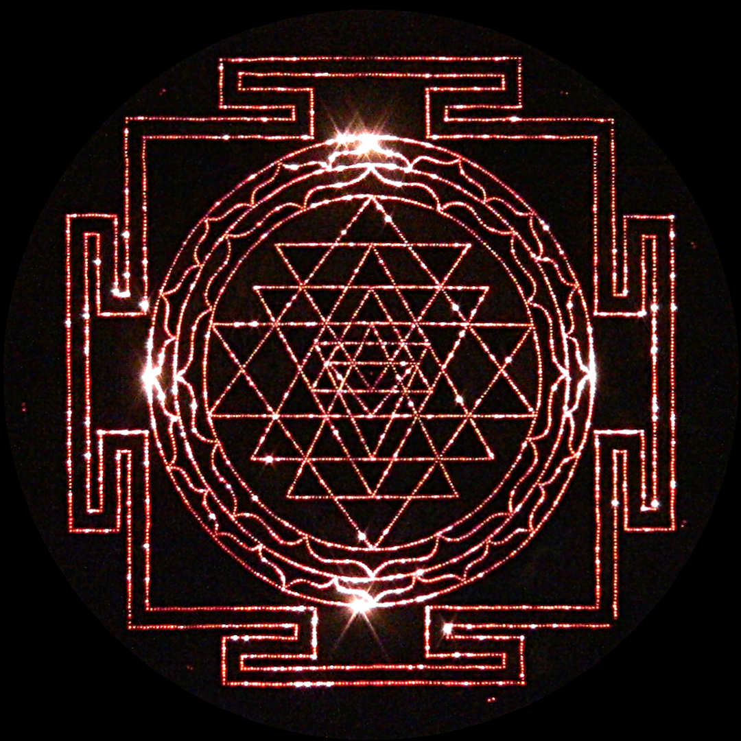 Sri Yantra Copper Lightmandala