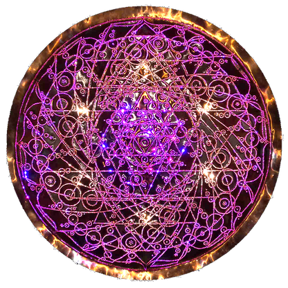 Maha Shakta Chakradar Copper Lightmandala
