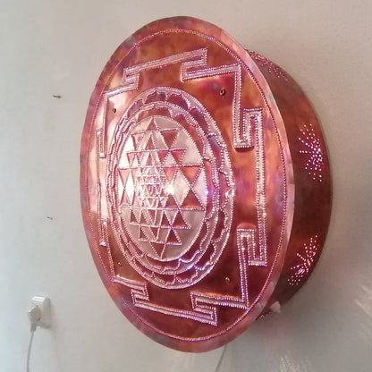 Sri Yantra Copper Lightmandala