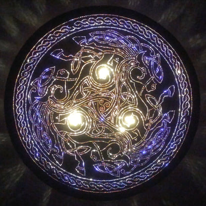 Celtic Horse Triskele Copper Lightmandala