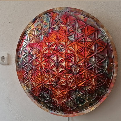 Metatrons Cube Copper Lightmandala