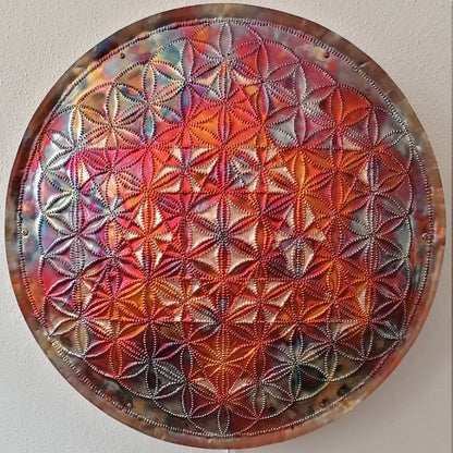 Metatrons Cube Copper Lightmandala