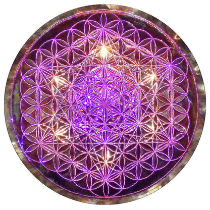 Metatrons Cube Copper Lightmandala