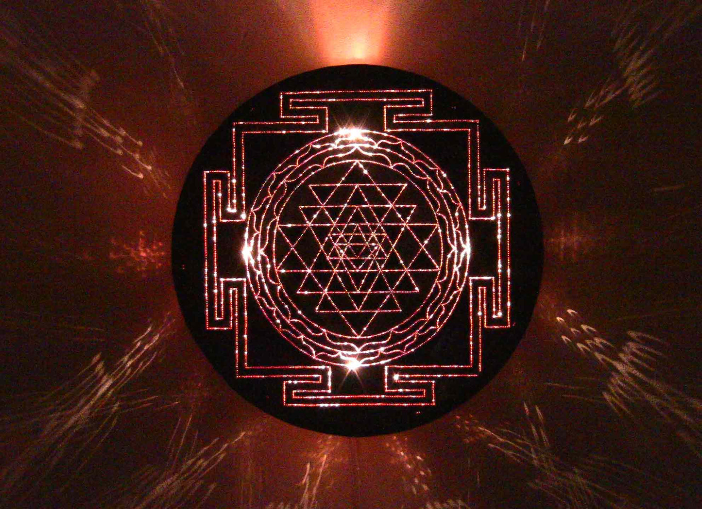 Sri Yantra Copper Lightmandala